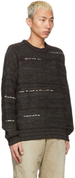 Visvim Black Knit Amplus Sweater