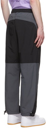 AAPE by A Bathing Ape Black Nylon Lounge Pants