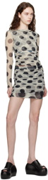 Simon Miller Black & White Sissel Miniskirt