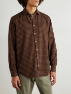 Massimo Alba - Canary Checked Cotton-Flannel Shirt - Red