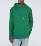 Lanvin Logo cotton jersey hoodie