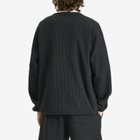 Goldwin Men's Waffle Light Cardigan in Black
