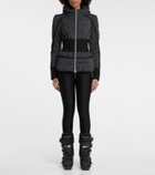 Jet Set Raffaella leopard-print ski jacket