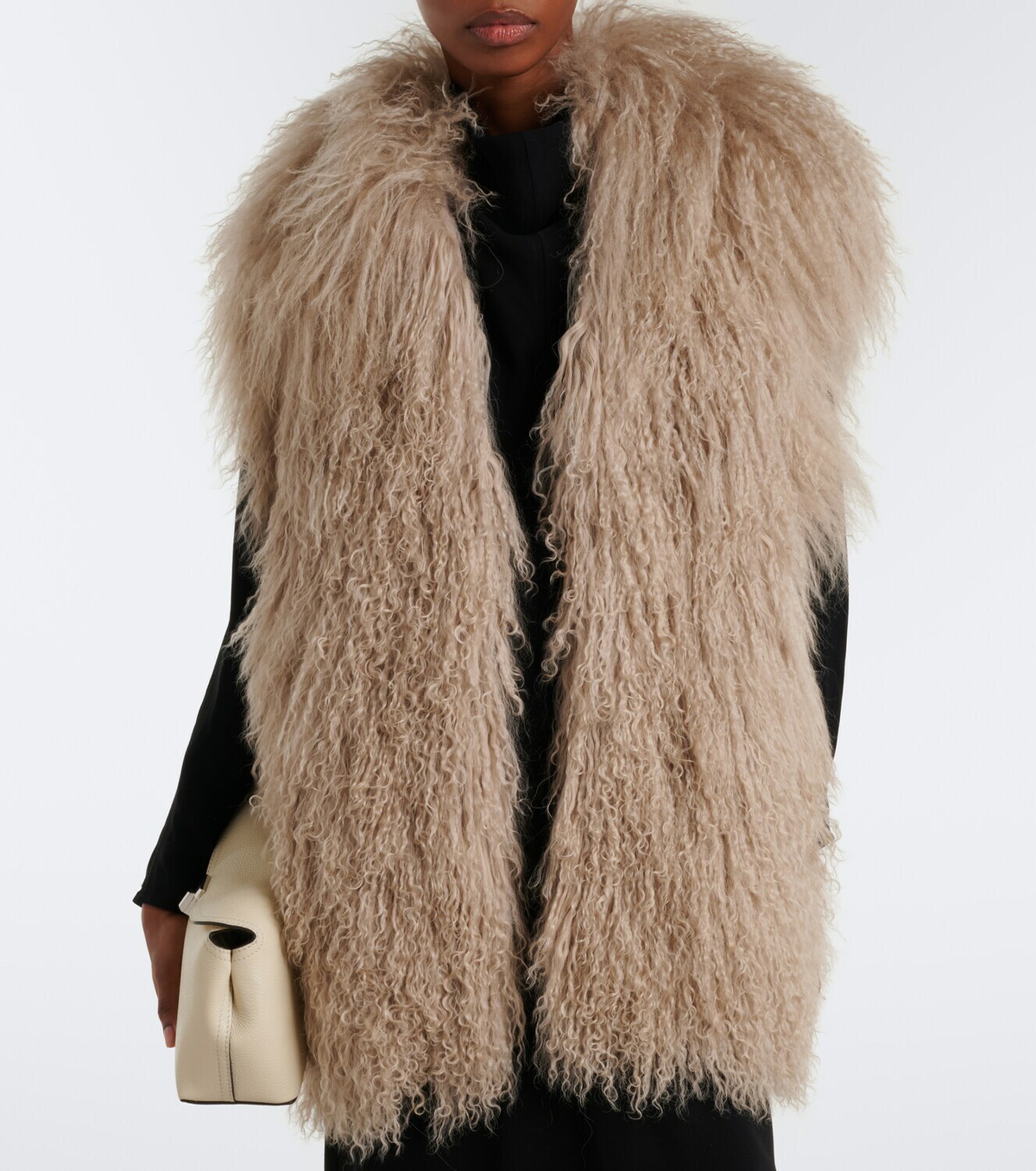 Yves Salomon Shearling vest