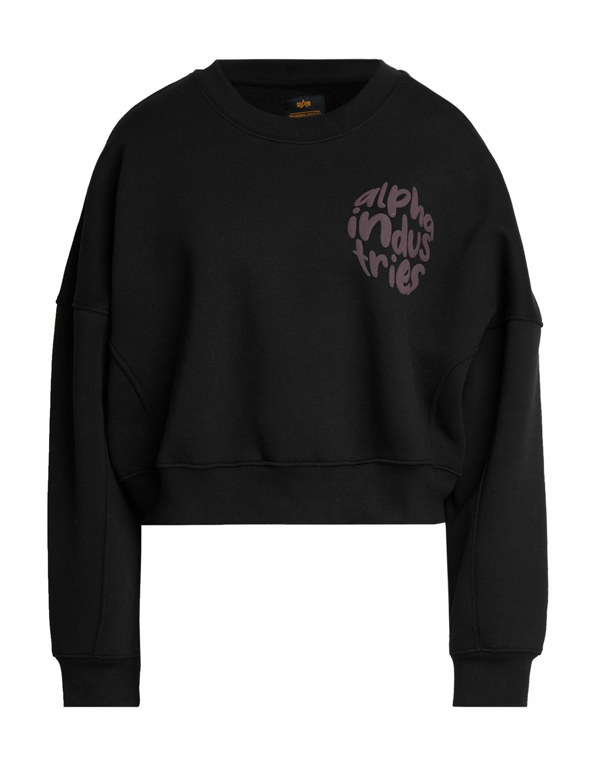 Alpha Industries Womens Sweatshirt in Black