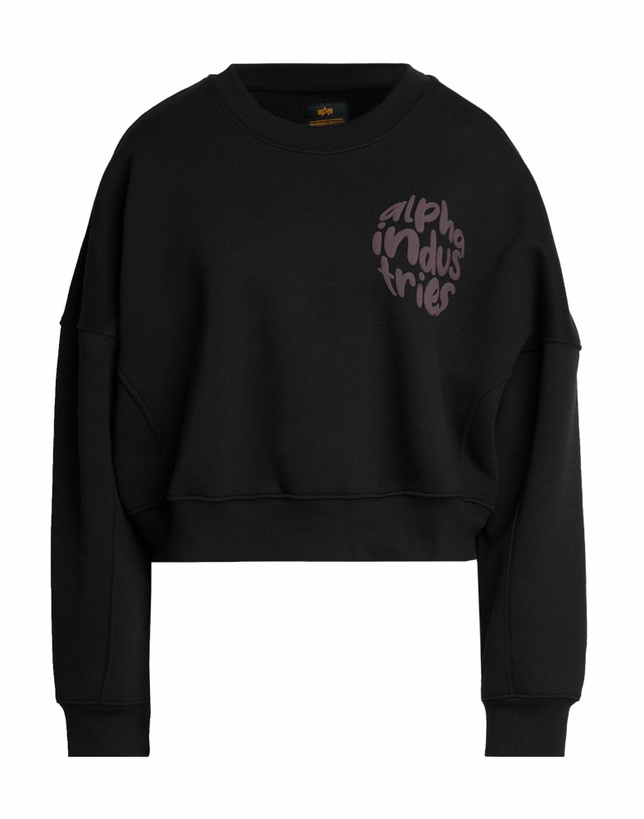 Photo: Alpha Industries Womens Sweatshirt in Black