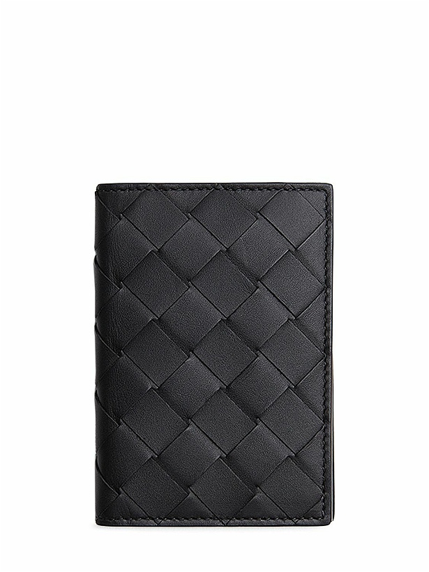 Photo: BOTTEGA VENETA - Intrecciato Leather Flap Card Case