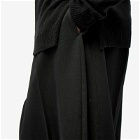 Balenciaga Men's Runway Double Front Tailored Pant in Black