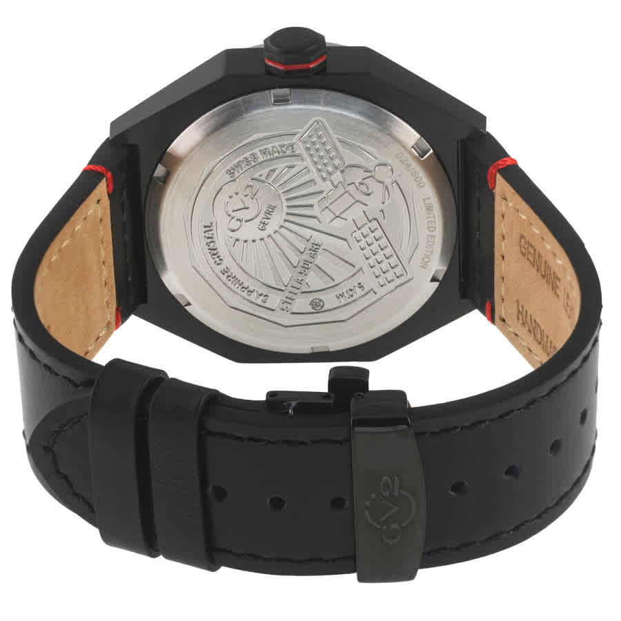 GV2 by Gevril Stella Solare Red Dial Mens Watch 43801