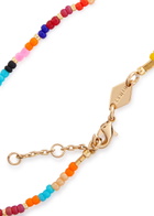 Anni LU Sunny Eldorado 18kt Gold-plated Beaded Bracelet - Multicoloured 1 - One Size