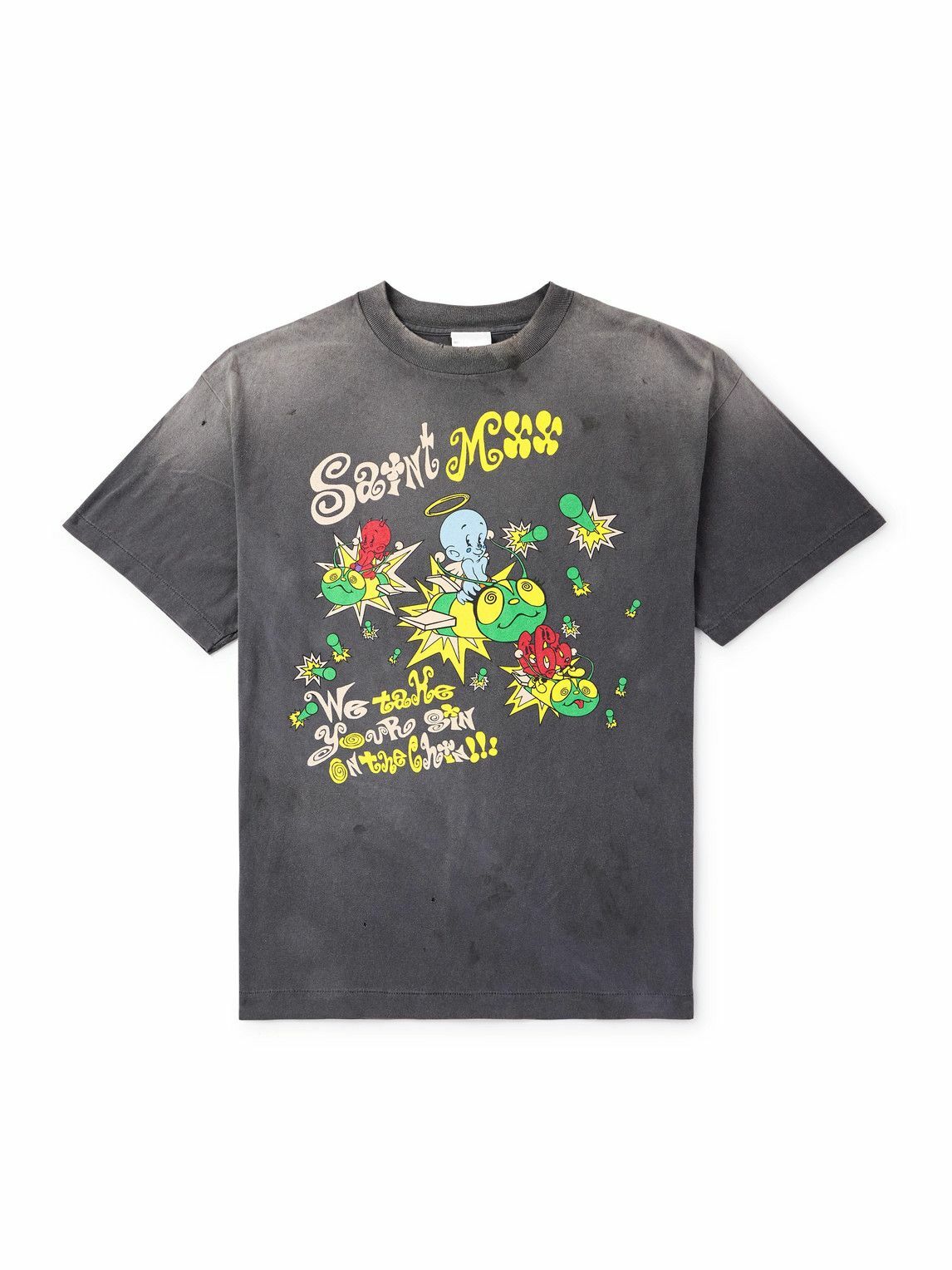 ☆OPENING PROJECT☆IDENTITY T SHIRT - SPRAYED Man - OPENING PROJECT