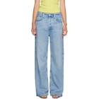 AGOLDE Blue Low Slung Baggy Jeans