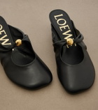 Loewe Pebble Soft leather mules