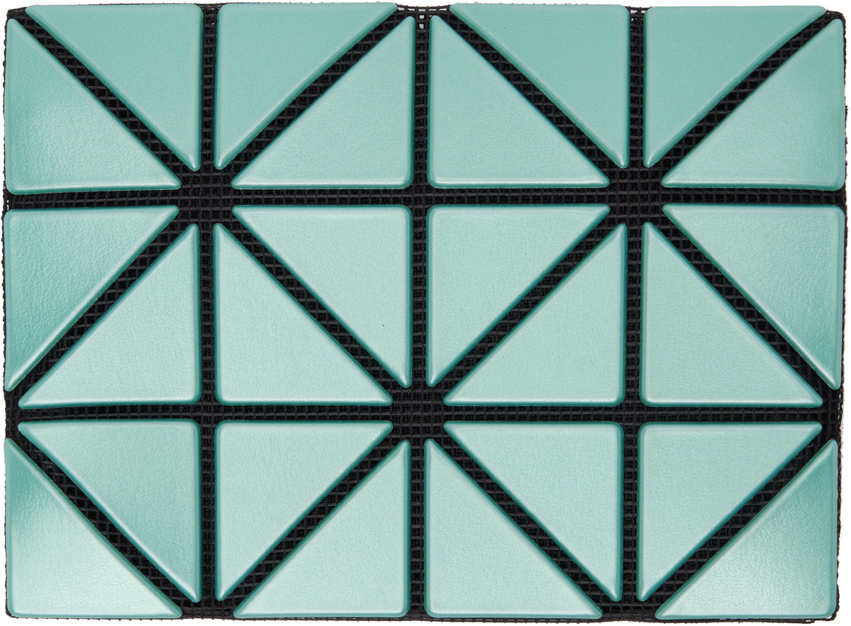 BAO BAO ISSEY MIYAKE Blue & Green Bifold Card Holder