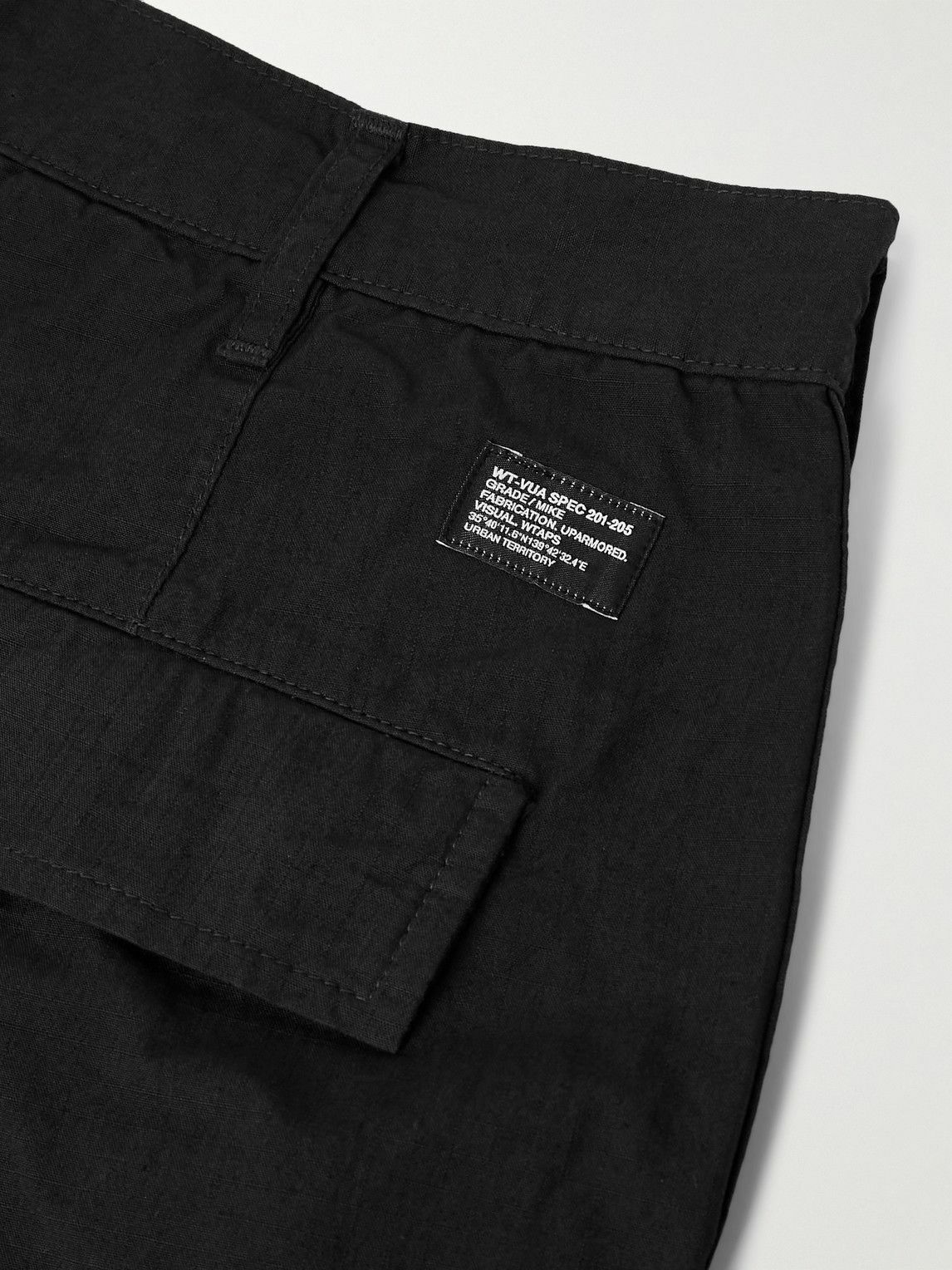 WTAPS - Straight-Leg Cotton-Ripstop Shorts - Black