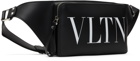 Valentino Garavani Black 'VLTN' Belt Bag