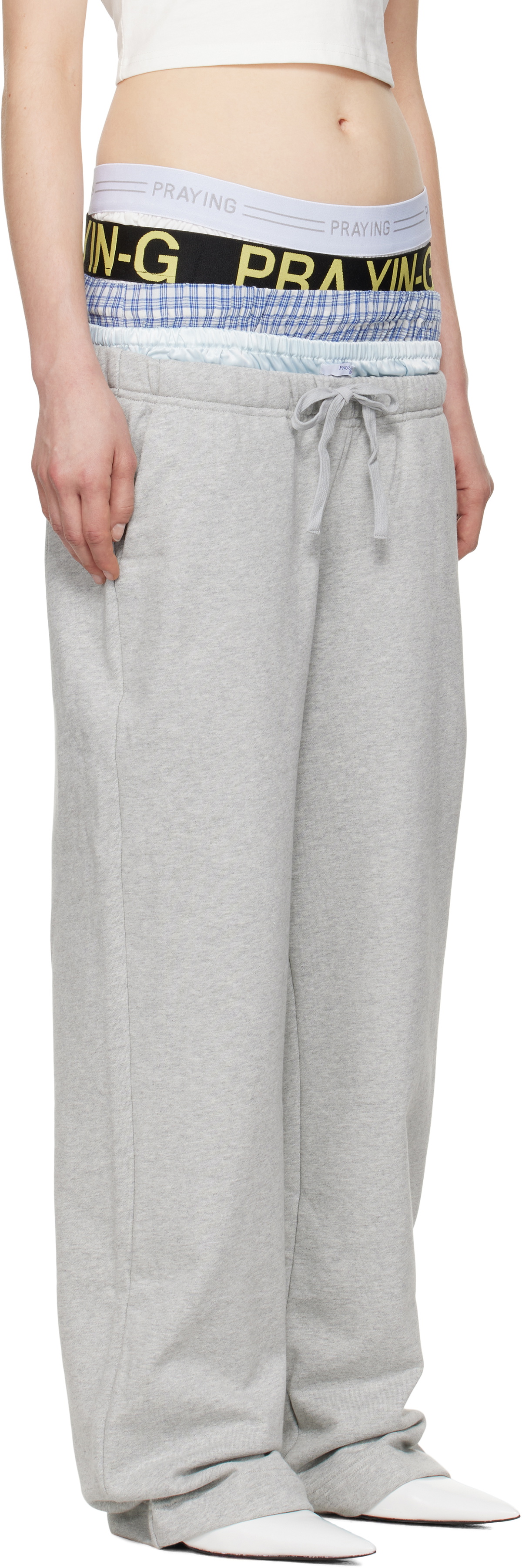Praying Gray Underwear Sweatpants