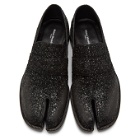 Maison Margiela Black Glitter Tabi Loafers