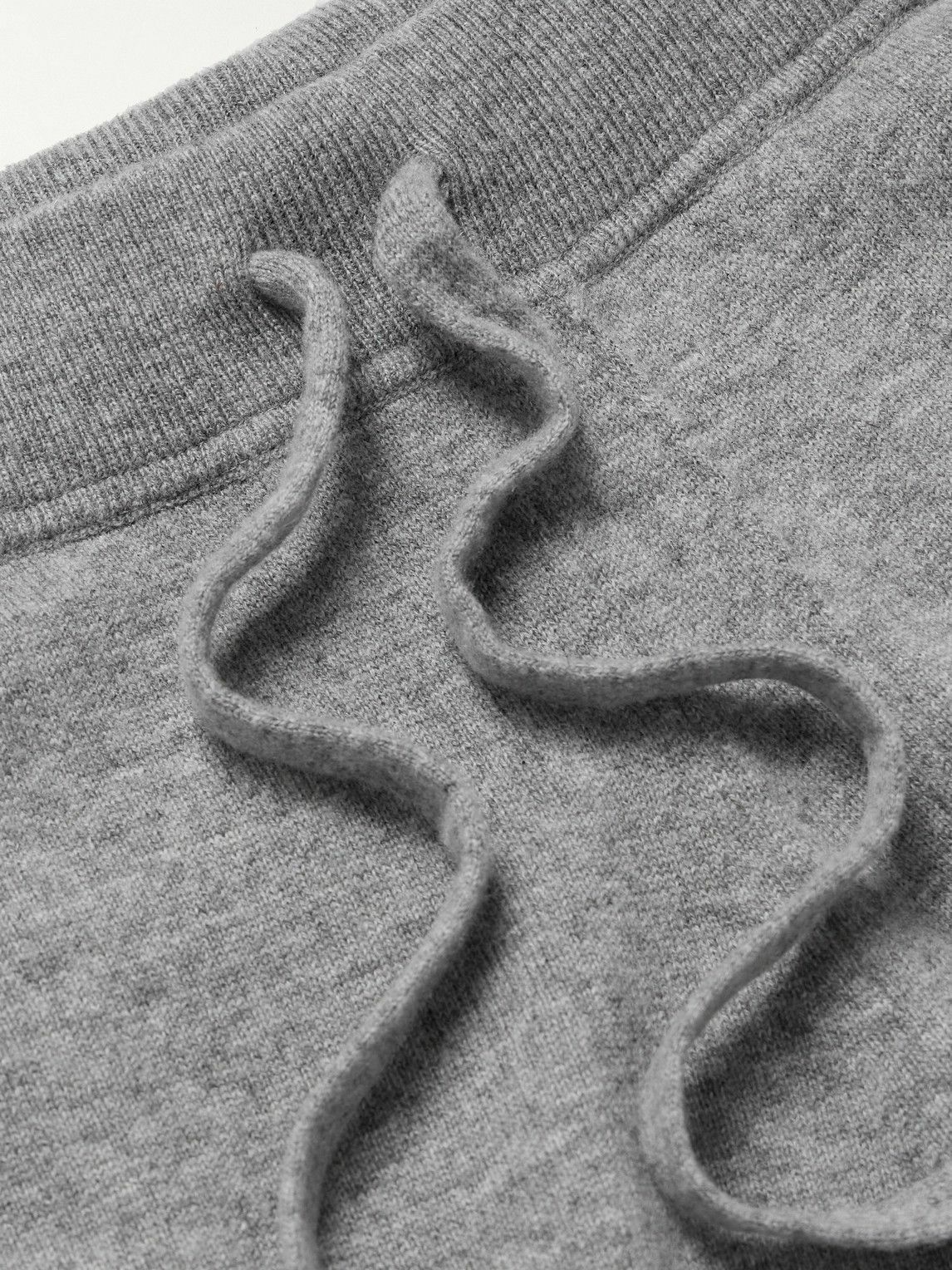 Allude - Virgin Wool and Cashmere-Blend Sweatpants - Gray
