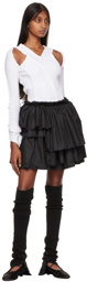 Talia Byre Black Full Miniskirt