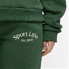 Sport Luxe Women's Logo Sweat Pant in Forest Green
