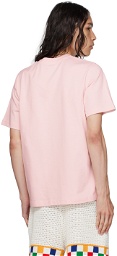 Casablanca Pink 'La Joueuse' T-Shirt