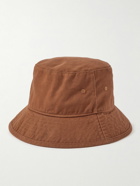 Acne Studios - Brimmo Logo-Embroidered Cotton-Twill Bucket Hat - Brown