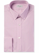 Charvet - Checked Cotton Shirt - Pink