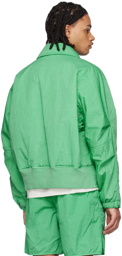 Solid Homme Green Garment-Dyed Jacket