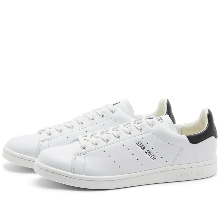 Photo: Adidas Men's Stan Smith Pure Sneakers in Crystal/Off White/Core Black