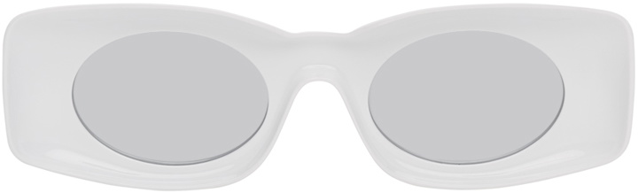 Photo: Loewe White Paula's Ibiza Square Sunglasses