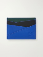 LOEWE - Puzzle Edge Anagram-Embossed Leather Cardholder - Black