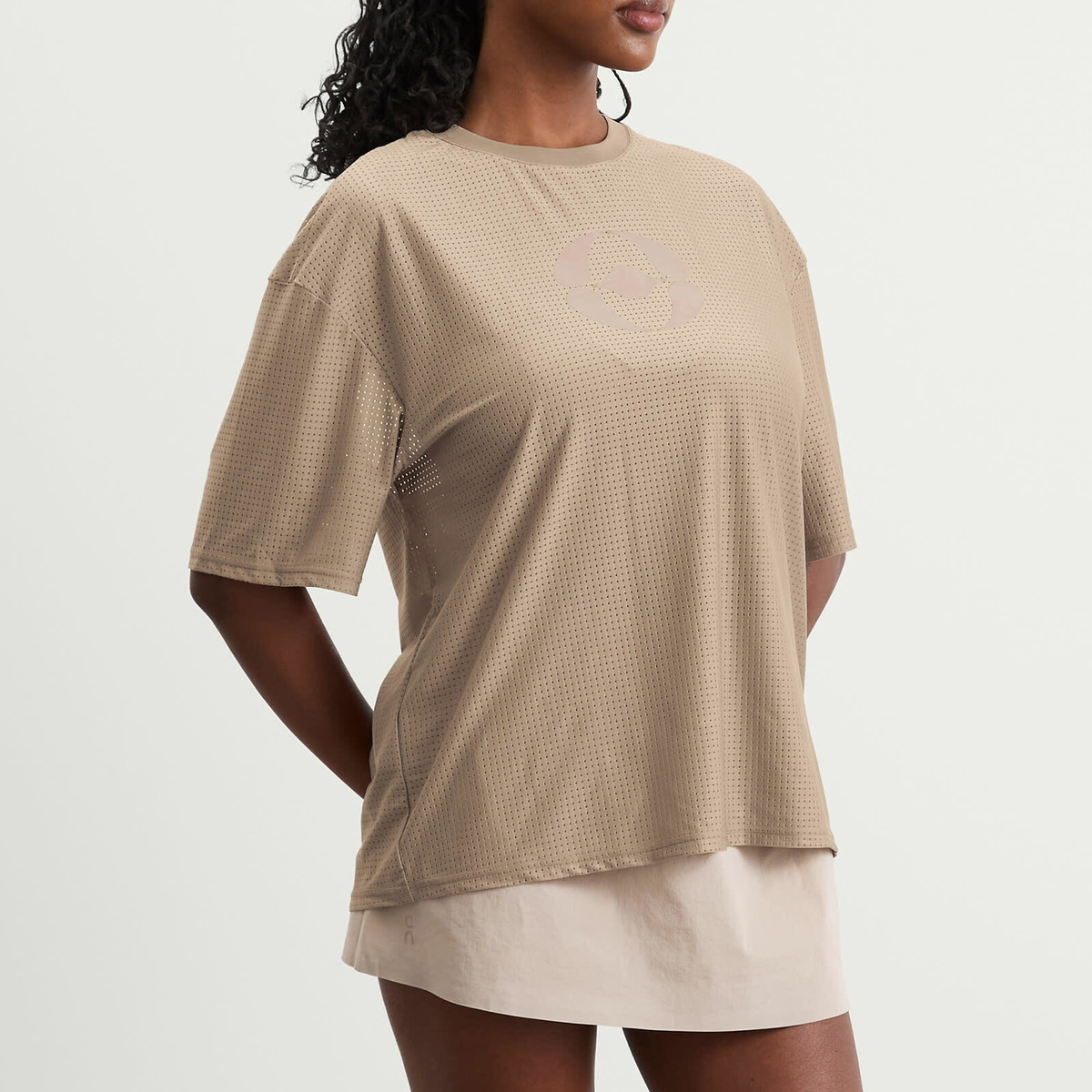 ON Women's x FKA Twigs Cut Out T-Shirt in Cinder