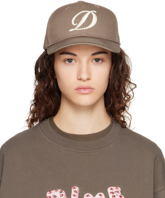 Photo: Dime Taupe Cursive D Cap