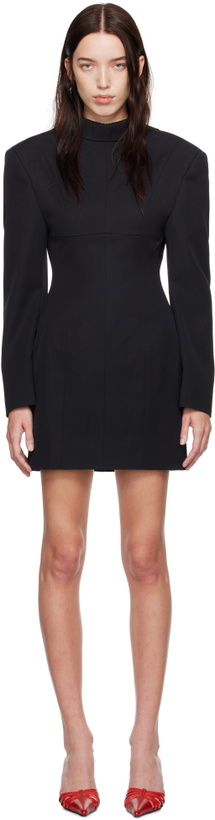 Photo: Dsquared2 Black Flipside Blazer Minidress
