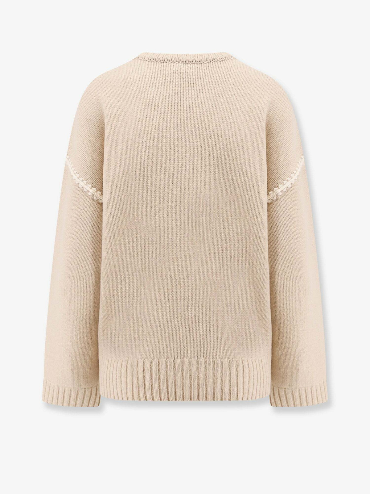 Toteme Beige Sweater Womens Knitwear