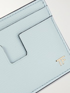 TOM FORD - Textured-Leather Cardholder - Blue