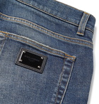 Dolce & Gabbana - Slim-Leg Stretch-Denim Jeans - Blue