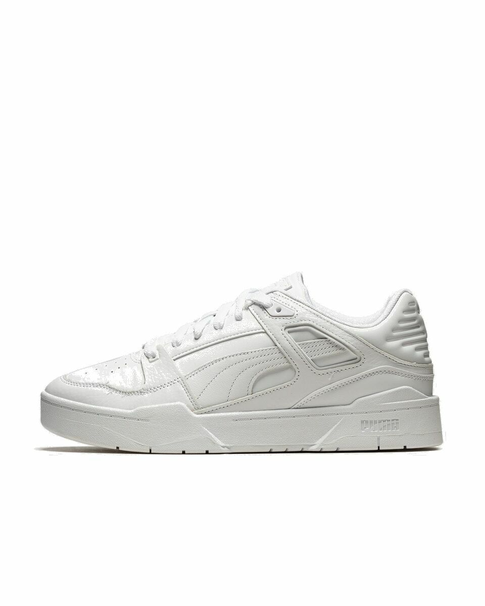 Photo: Puma Slipstream Invdr Lth White - Mens - Lowtop