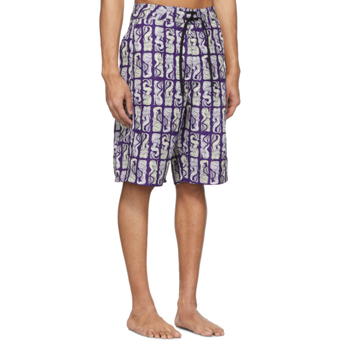 Kenzo Blue Cotton Sea Life Shorts Set main image 0