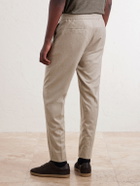 Zegna - Straight-Leg Wool, Cashmere and Silk-Blend Trousers - Brown
