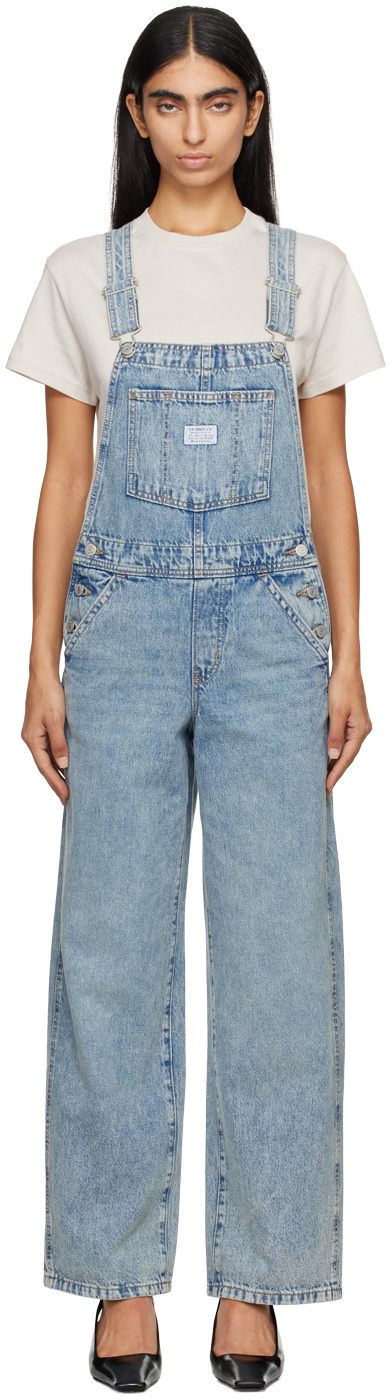 Levi's Blue Vintage Denim Overalls