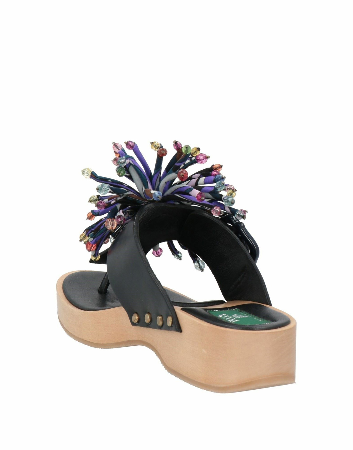Pucci Womens Thong sandal in Black