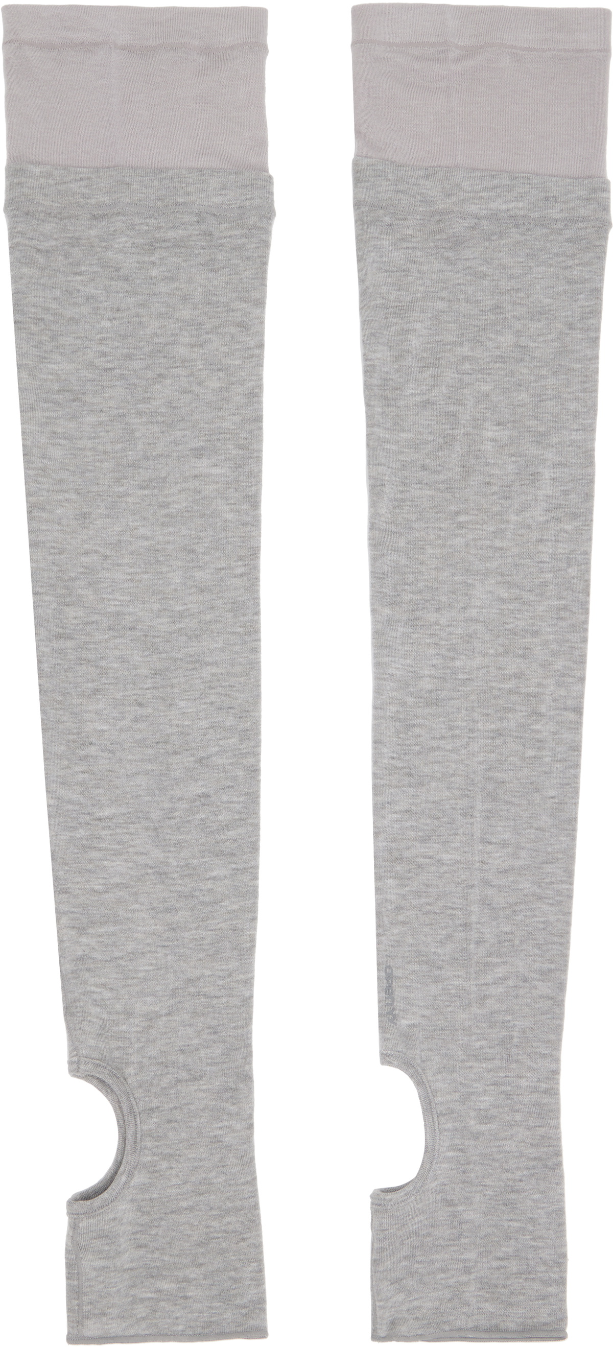 OPEN YY Gray High Socks