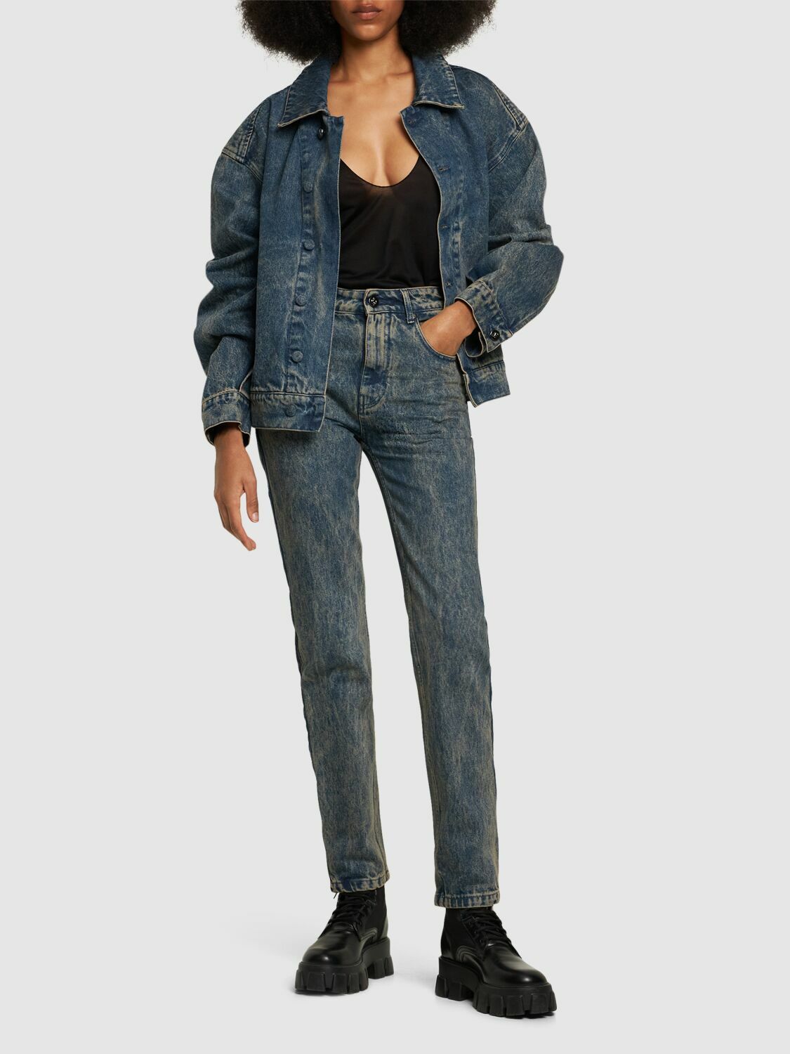 FERRARI - Cotton Denim Jeans