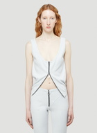 Lourdes Zip-Up Vest Top