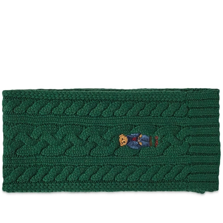 Photo: Polo Ralph Lauren Bear Cable Knit Scarf