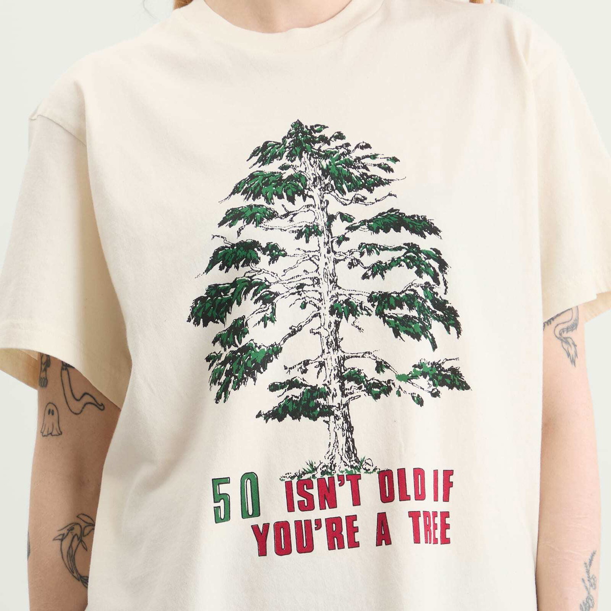 Story mfg. Women's Not Old T-Shirt in Young Trees