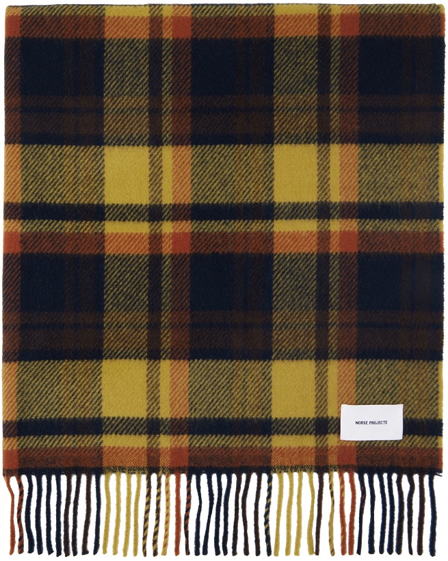 Photo: NORSE PROJECTS Multicolor Checked Scarf