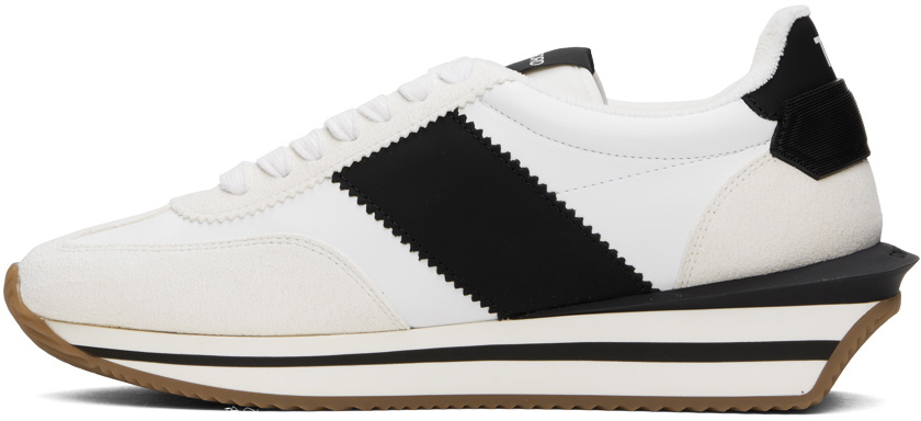 スニーカー TOM FORD WHITE AND BLACK LEATHER JAMES SNEAKERS TOM FORD James White/Black Sneakers New | eBay